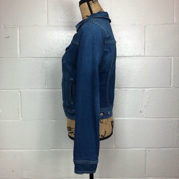 Old Navy Denim Jacket Cropped Small Pockets - Picture 4 of 8